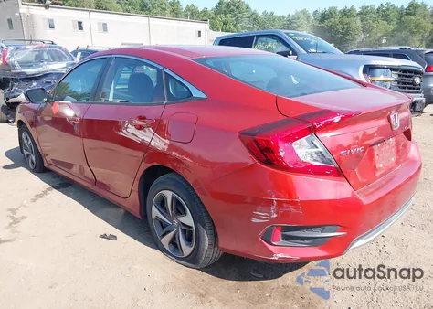 2020 Honda Civic Lx z USA, uszkodzony, nr VIN 19XFC2F61LE212202